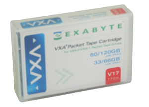 Exabyte Tape, VXA, 8mm, 170m, 33/66GB, V17 Drive from Am-Dig