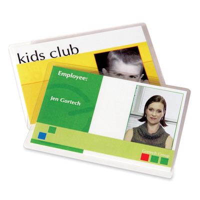 Fellowes 52007:Laminated Unpunched ID Card Pouches