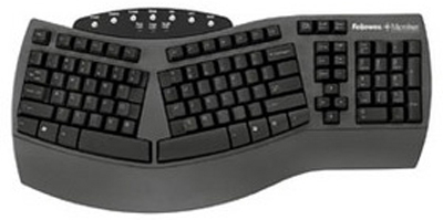 Fellowes 98915:Keyboard Antimicrobial Split Design from Am-Dig