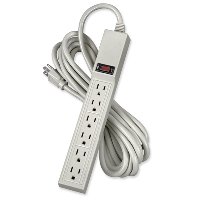 Fellowes 99000: Power Strip, 6 Outlet, Platinum from Am-Dig
