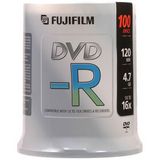 Fuji DVD-R, 15654612, 4.7GB, 16X, White Thermal Printable, 100PK Spindle from Am-Dig