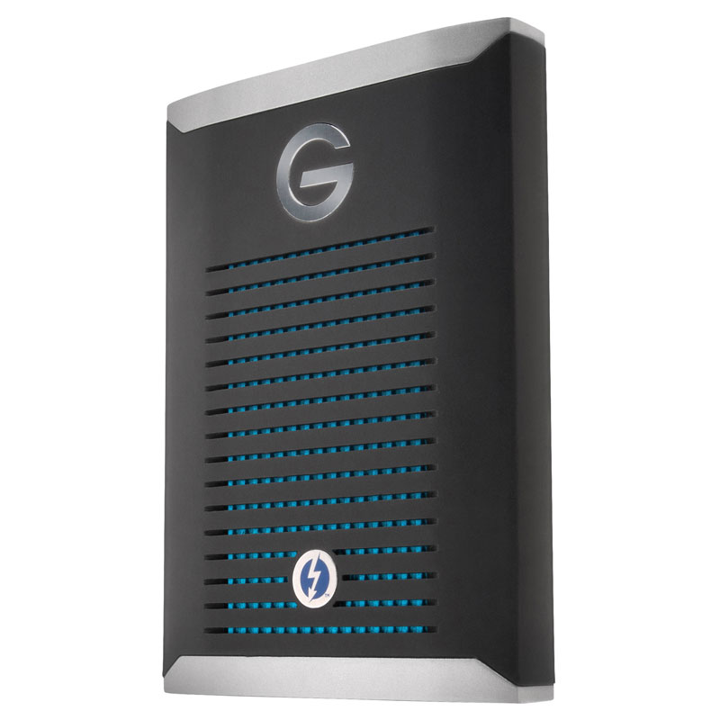 G-Technology G-Drive Pro 500GB Thunderbolt 3 Transfer rates up to 2800MB/s 3M drop SSD from Am-Dig