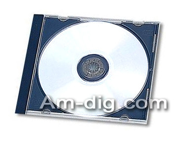 CD Jewel Case - Black Single 10mm Assembled from Am-Dig