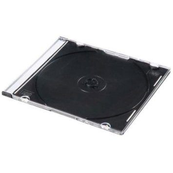 Mini CD Jewel Case - Black Single - 5.2mm Thick from Am-Dig