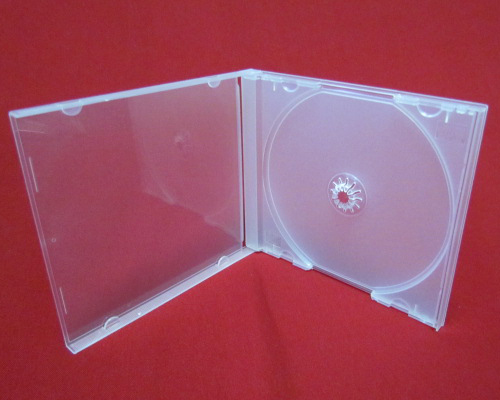 CD Jewel Case - Poly Single Clear 10.4mm Spine from Am-Dig