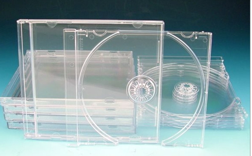 CD Jewel Case - Clear Single Unassembled from Am-Dig
