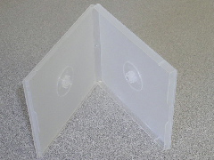 CD Jewel Case - Poly Double Clear 12mm Spine from Am-Dig