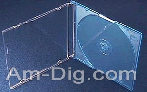 CD Jewel Case - Maxi Slim 5.2mm Blue Single from Am-Dig