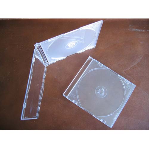 CD Jewel Case - Single Frosty Clear 5.2mm Spine from Am-Dig