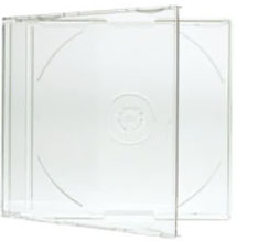CD Jewel Case - MaxiSlim 5.2mm Clear Single from Am-Dig
