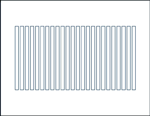 Klone 20300B: 24-UP White CD Case Spines from Am-Dig