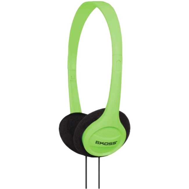 Koss KPH7G Headphone Portable On Ear Green 4ft Cable