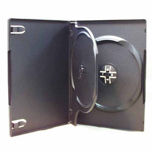 Linberg CDR/DVD Empty Black Double Album Case  from Am-Dig