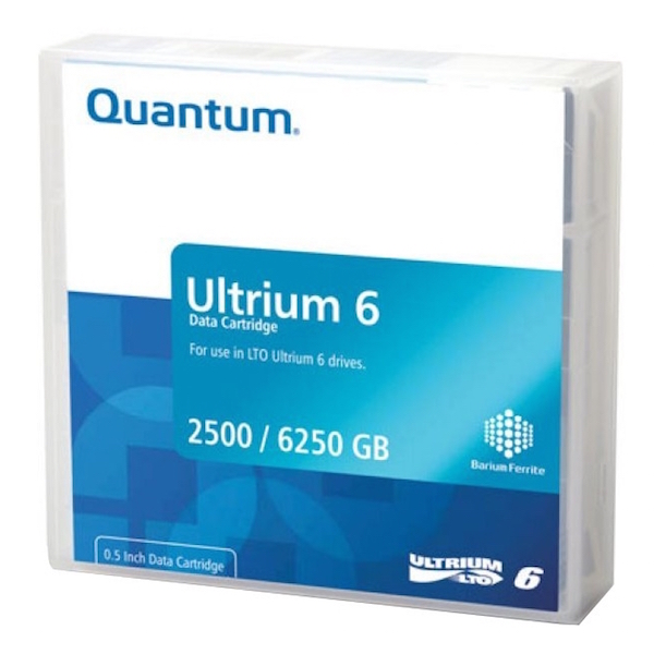 Tape, LTO, Ultrium-6, 2.5TB/6.25TB BARIUM FERRITE (BaFe