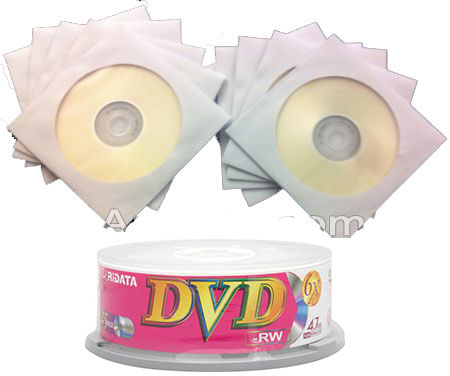 Ridata/Ritek 6x DVD-RW Branded 5 Disc Mini-Pack from Am-Dig