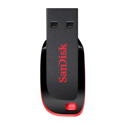 SanDisk SDCZ50-032G-A46 Cruzer Blade USB Flash Drive 32GB Encryption Password Retail Pkg from Am-Dig