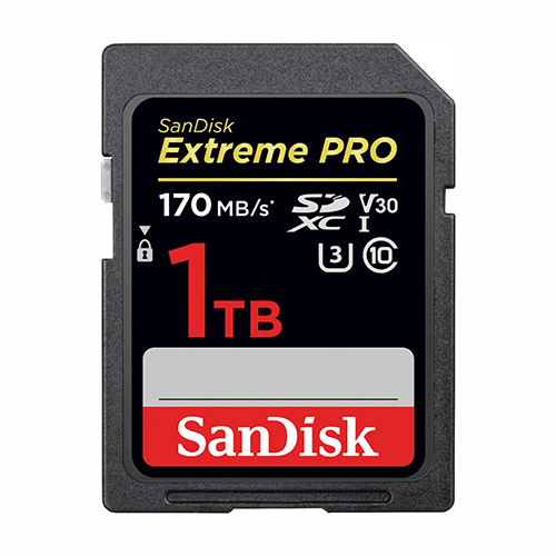 SanDisk SDSDXXY-1T00-ANCIN Extreme Pro SDXC Memory Card 1TB UHS-I Up to 170MB/s read speeds from Am-Dig