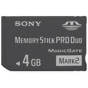 Sony MSMT4G MemoryStick Pro Duo 4GB Mark 2