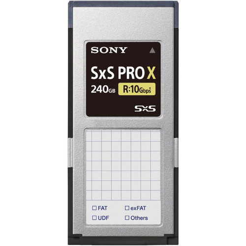 You may also be interested in the Sony QD-G240F Memory Card XQD G Series 240GB.