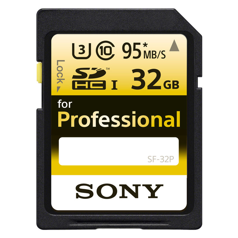 Sony SF32P/T1 Professional SDHC Memory Card SF-32P/T1 32GB from Am-Dig