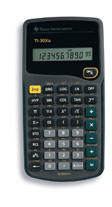 Texas Instruments TI-30XA Scientific Calculator
