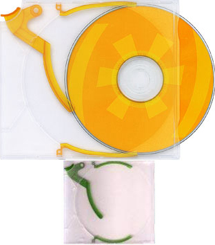 Trigger Cases for CD/DVD/BluRay - Green from Am-Dig