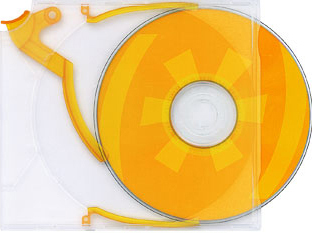 Trigger Cases for CD/DVD/BluRay - Orange from Am-Dig