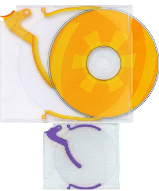 Trigger Cases for CD/DVD/BluRay - Purple from Am-Dig