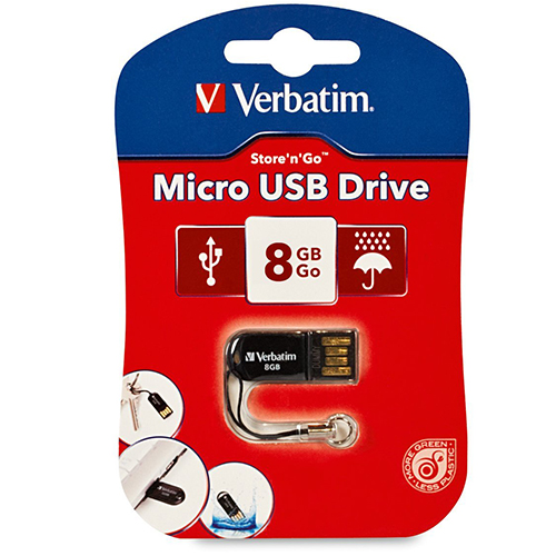 Verbatim Store n Go Micro Black USB, 44049 from Am-Dig