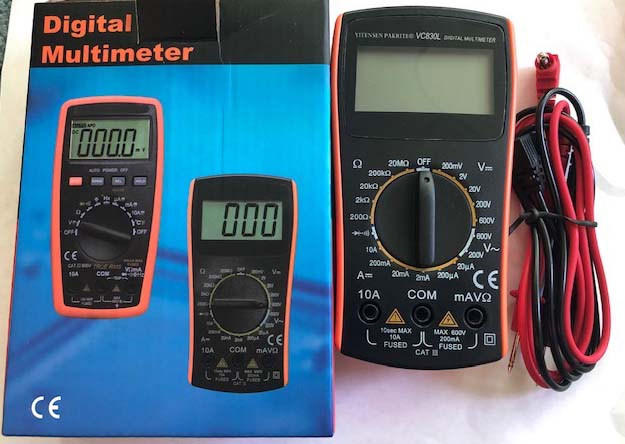 Victor VC830L 3 1/2 Digital Multimeter from Am-Dig