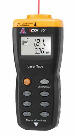 Victor VC851 Infrared Laser Distance Meter from Am-Dig