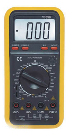 Victor VC890 Digital Multimeter w/ CapacitanceTest from Am-Dig