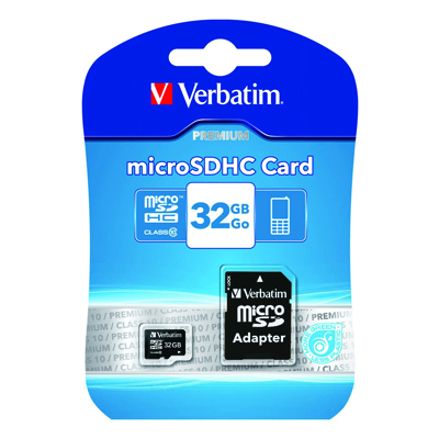 Verbatim 44083 Premium Micro SDHC Memory Card from Am-Dig
