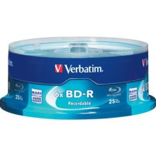 Verbatim 97457 BluRay 6x 25GB 25-Cakebox from Am-Dig