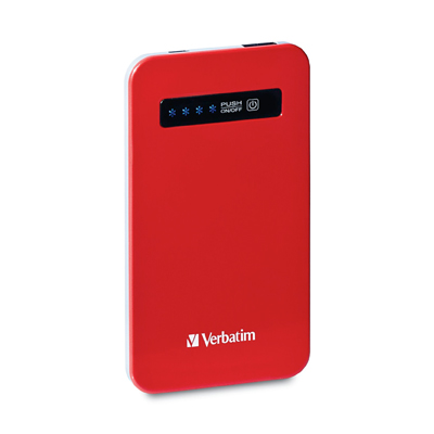 Verbatim 98453: Red Ultra-Slim Power Pack USB  from Am-Dig