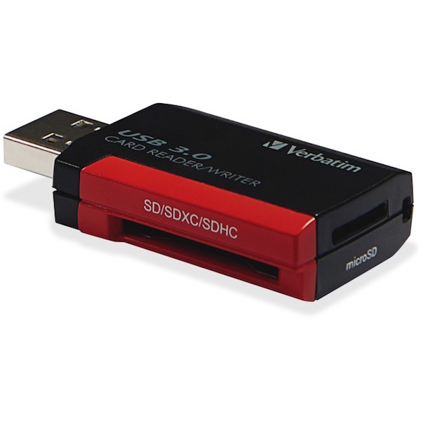 Verbatim 98538 Pocket Card Reader USB 3.0 Black from Am-Dig