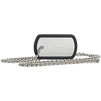 Verbatim 98671: 16GB Black Dog Tag USB from Am-Dig