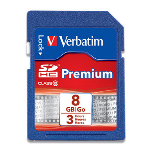 Verbatim 96318 Premium SDHC Memory Card 8GB from Am-Dig
