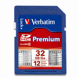 Verbatim 96871 Premium SDHC Memory Card 32GB from Am-Dig