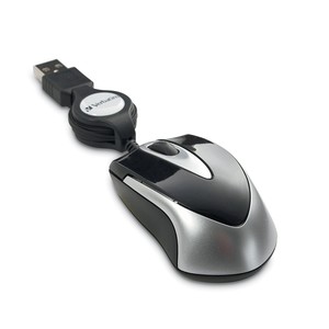 Verbatim 97256 Mini Travel Optical Mouse Black from Am-Dig