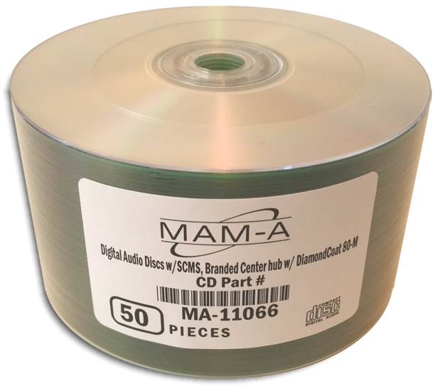 MAM-A 11066: CD-R DA-80 No Logo Top 50-Bulk Stack from Am-Dig