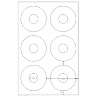 CD/DVD Labels - 11x17 Sheets