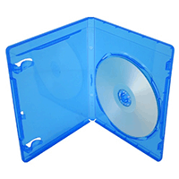 Blue Ray Case - Single w/ Logo and Outer Sleeve