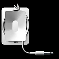 BlueLounge BLUPOP-01-BL Suctioned Cord Winder iPod BlueLounge BLUPOP-01-BL Suctioned Cord Winder iPod