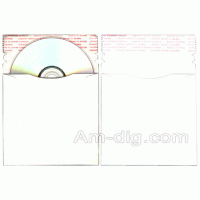 CD/DVD Cardboard Mailer -  6 x 6.375 Size