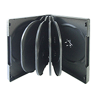 DVD Case - Black 10 Disc Holder DVD Case - Black 10 Disc Holder