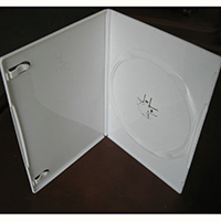 DVD Case - White Single 7mm - Super Slim DVD Case - White Single 7mm - Super Slim