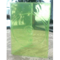 DVD Style Case - Single Transparent Green X-Box