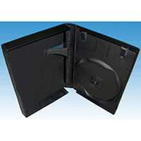 DVD Case/Digital Photo Case - Black Single 28mm