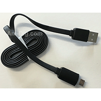 Earldom WZNB-23: LED Micro to USB Cable - Black